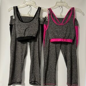 Lot of 4 piece active wear